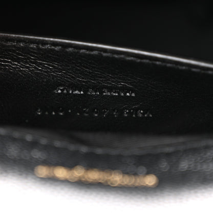Grain De Poudre Medium Classic Monogram Kate Satchel Black