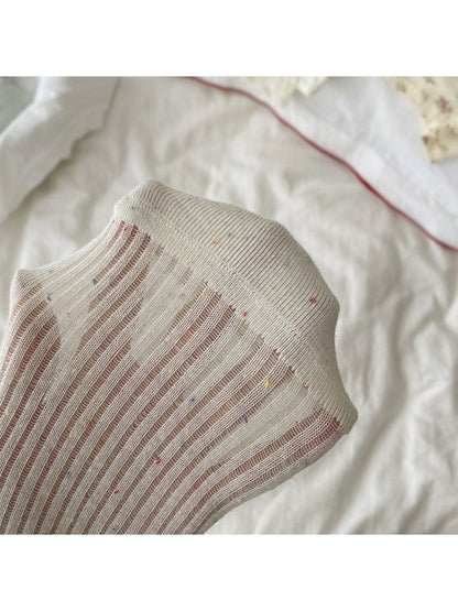 Rufia - Retro Simple Mid-Calf Socks - Sweet &amp; Vintage