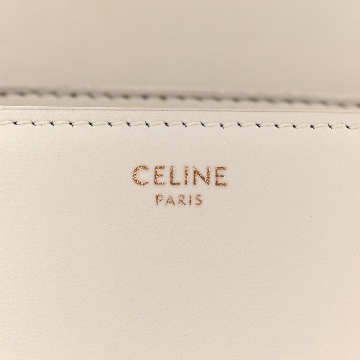 Shiny Calfskin Teen Triomphe Arctic White