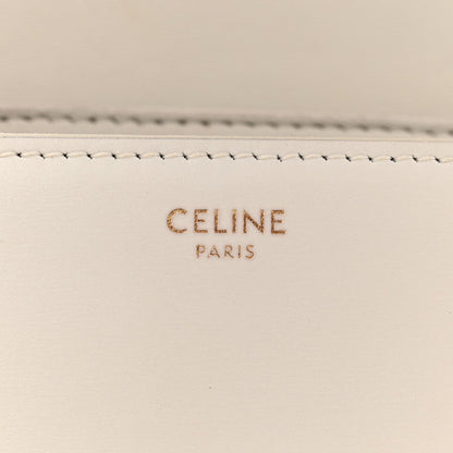 Shiny Calfskin Teen Triomphe Arctic White