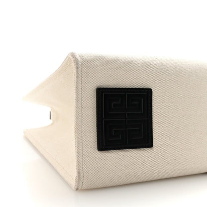 Canvas Medium G-Tote Beige Black