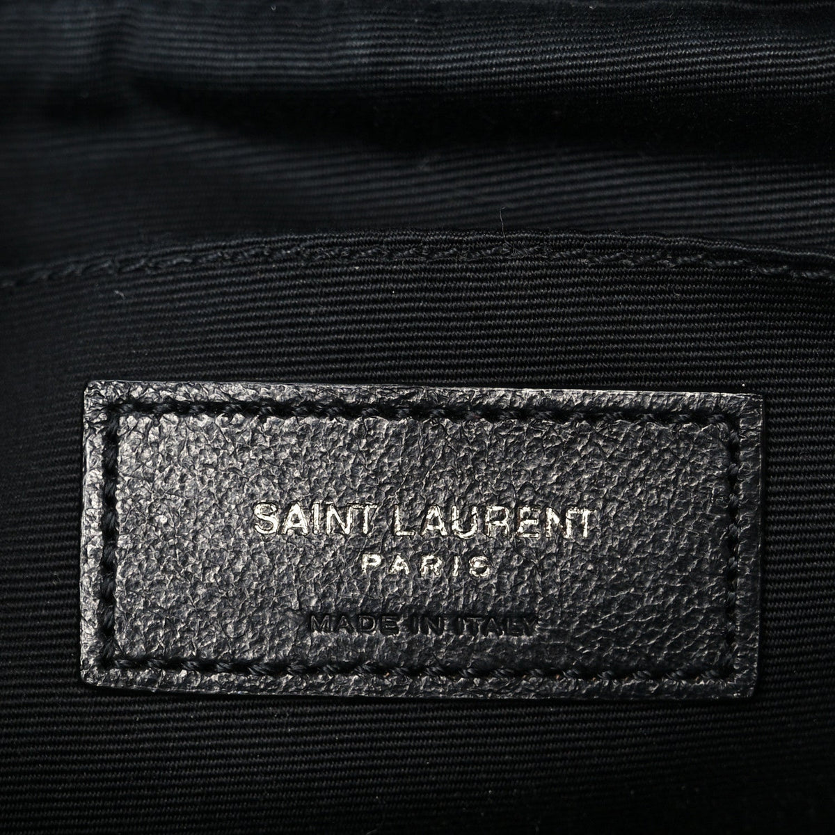 Calfskin Matelasse Monogram Monochrome Lou Camera Bag Black