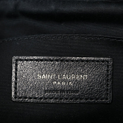 Calfskin Matelasse Monogram Monochrome Lou Camera Bag Black