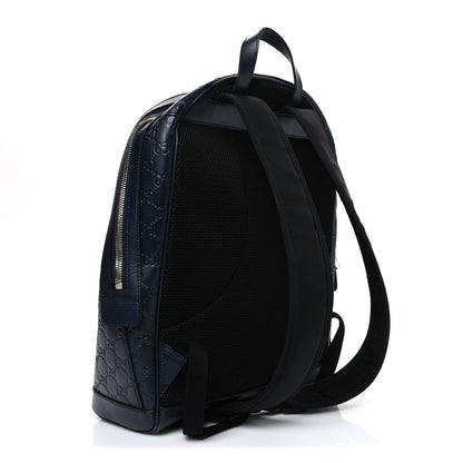 Guccissima Signature Day Backpack Blue