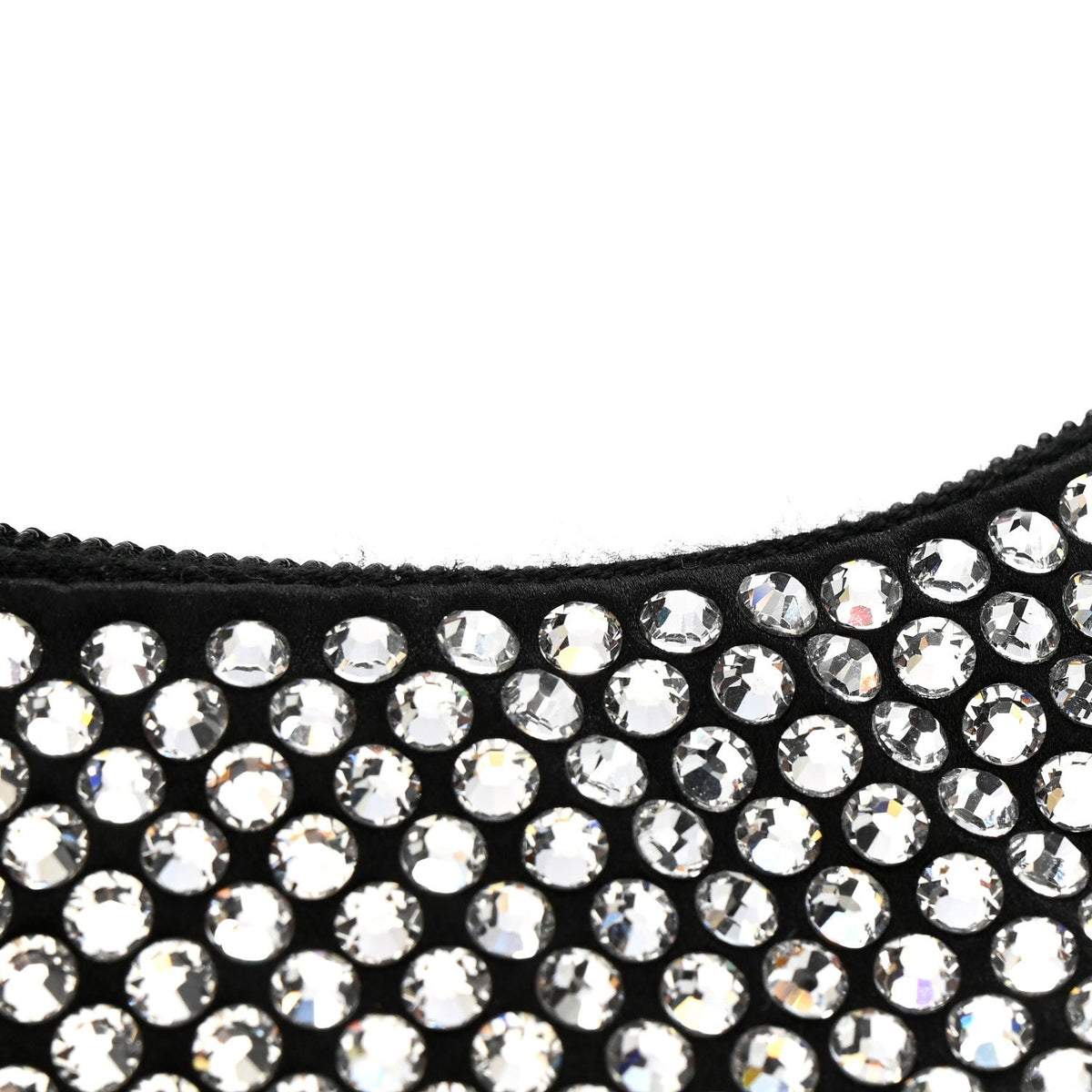 Satin Crystal Mini Re-Edition 2000 Bag Cristal