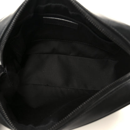 Calfskin Matelasse Monogram Monochrome Lou Camera Bag Black