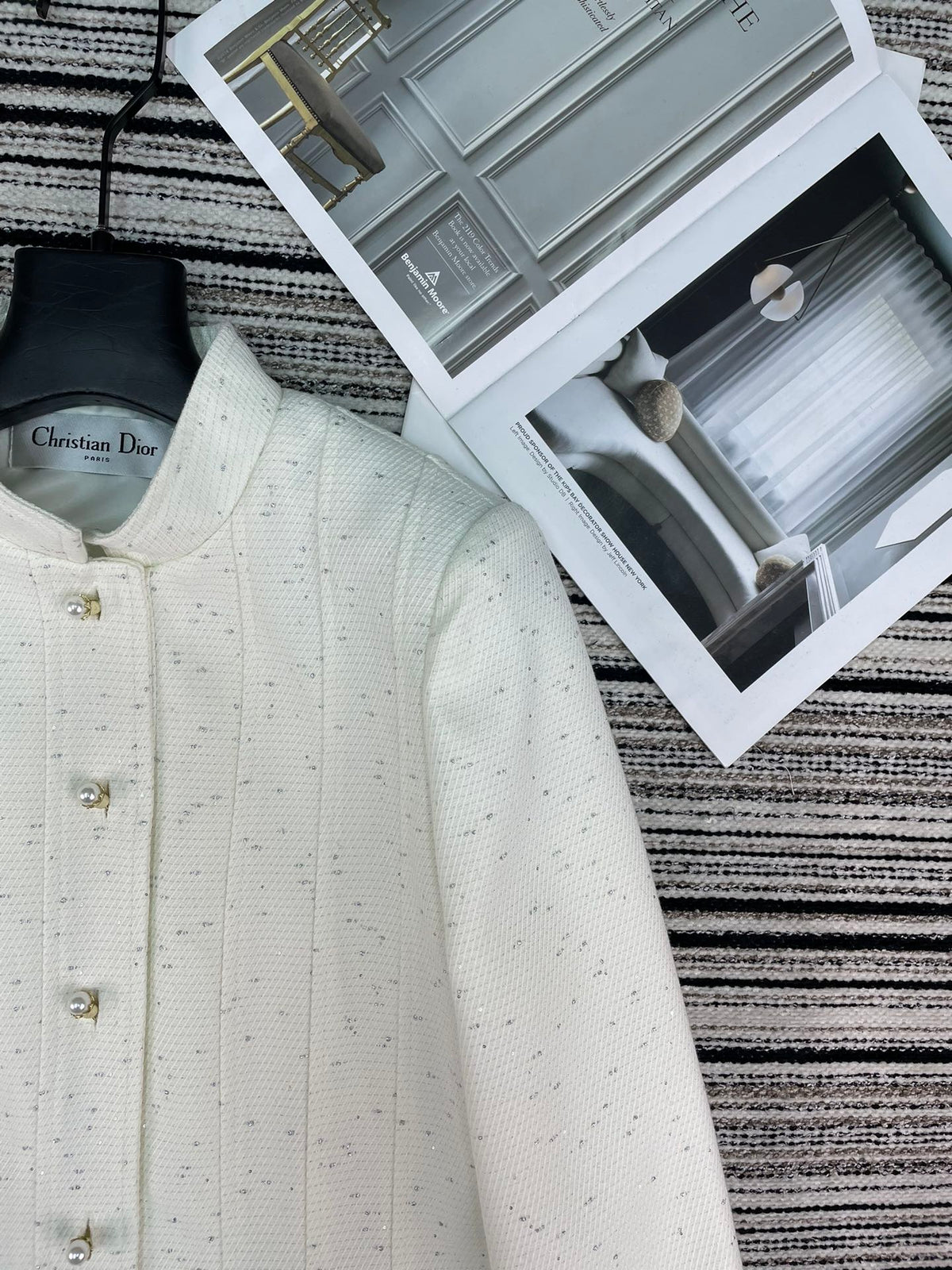CD 26 White Cotton Jacket 112627