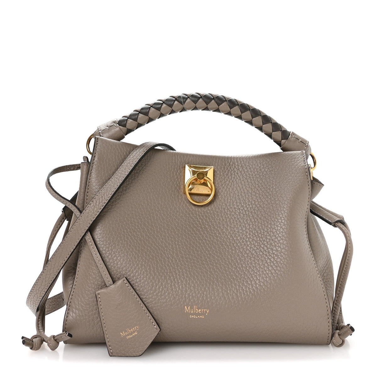 Heavy Grain Small Iris Tote Solid Grey