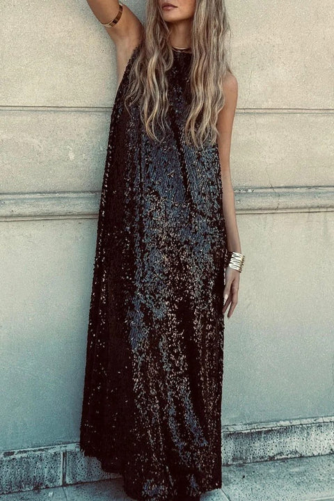 Sequin Maxi Dress