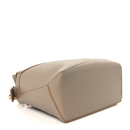 Grained Calfskin Small Puzzle Edge Bag Sand