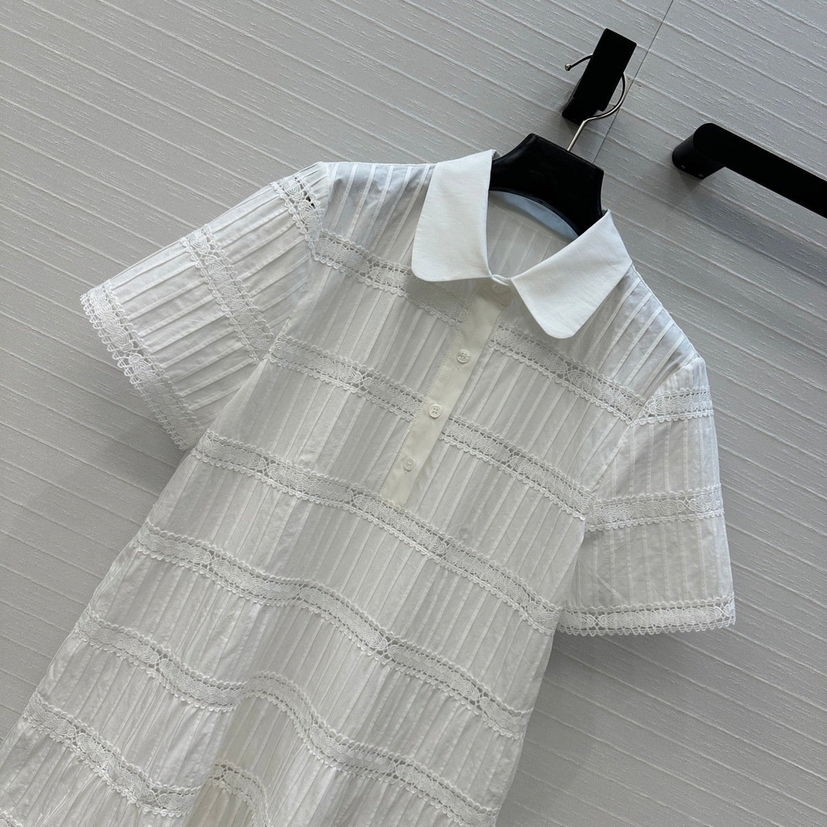 Celine 25 Shirt dress White Cotton