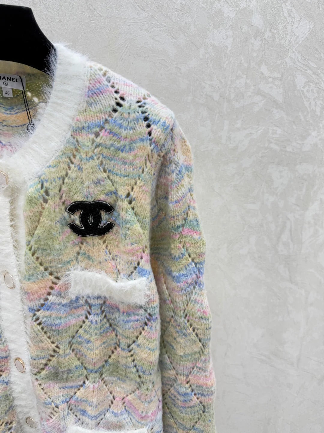 CC 26 Clover Cardigan Multicolor Wool 830605