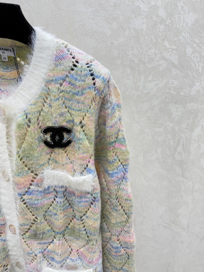 CC 26 Clover Cardigan Multicolor Wool 830605