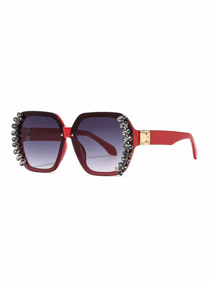 Ophelia Luxurious Diamond-Encrusted Sunglasses