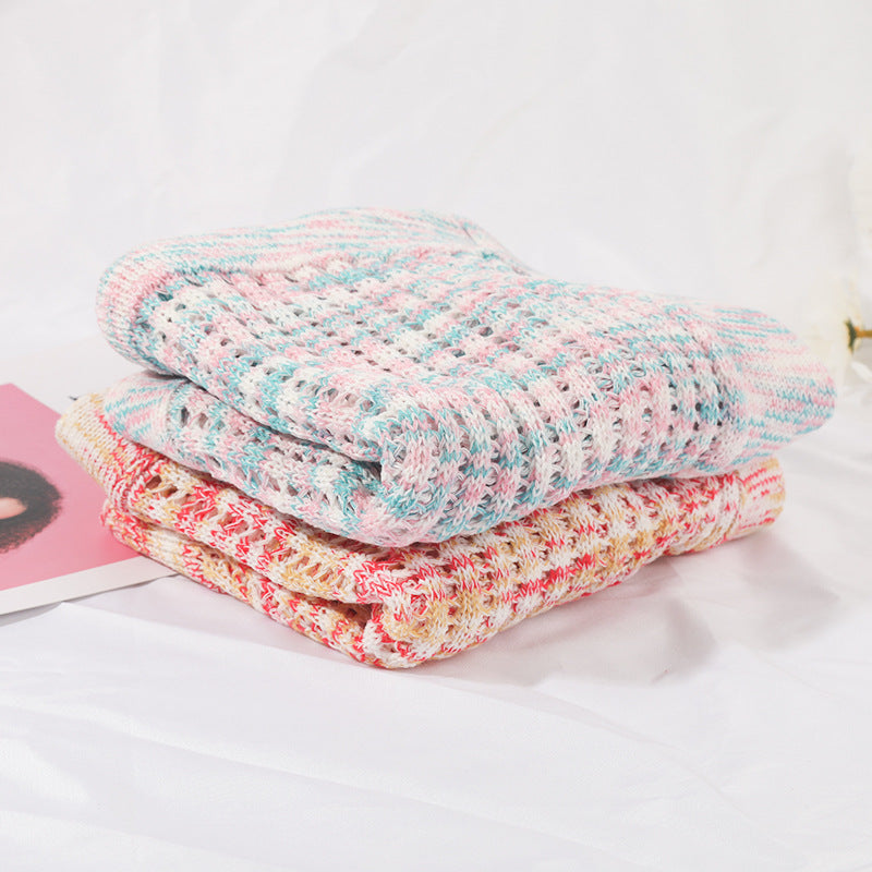 Crochet Tote Bag Hollow Mesh Shoulder Bag