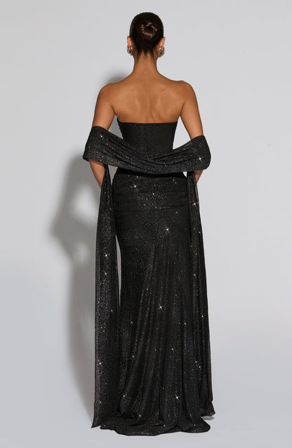 Agnes Shawl - Black Sparkle