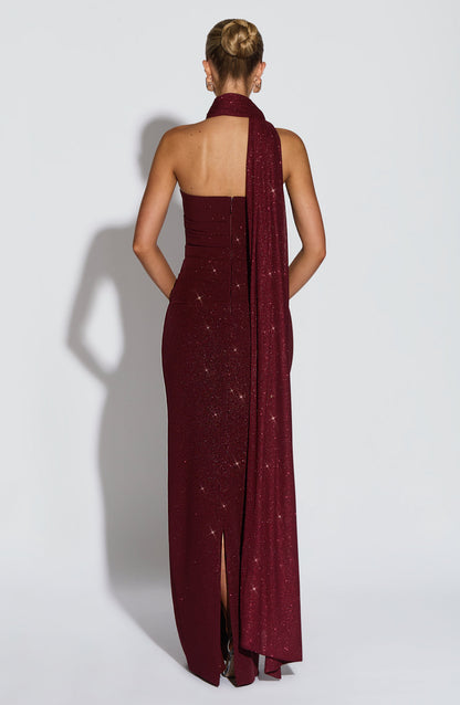 Agnes Shawl - Wine Sparkle