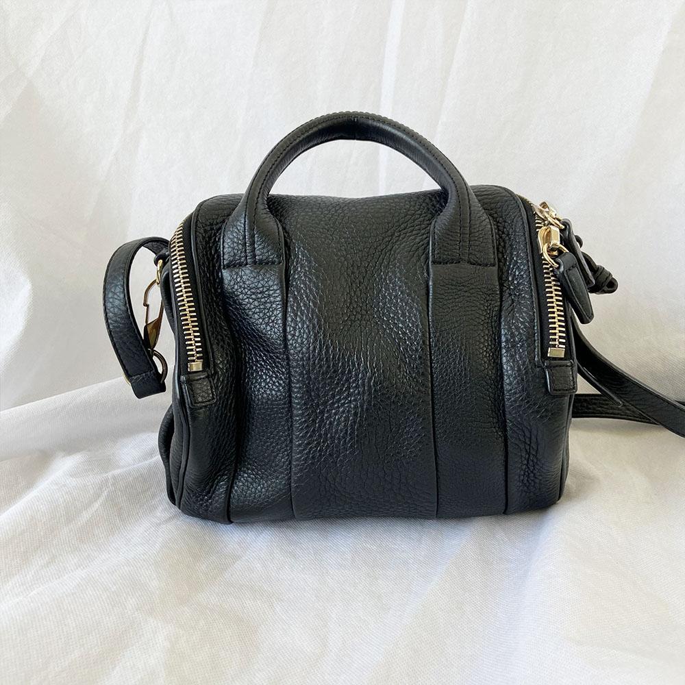 Alexander Wang Black Leather Rocco Duffle Bag