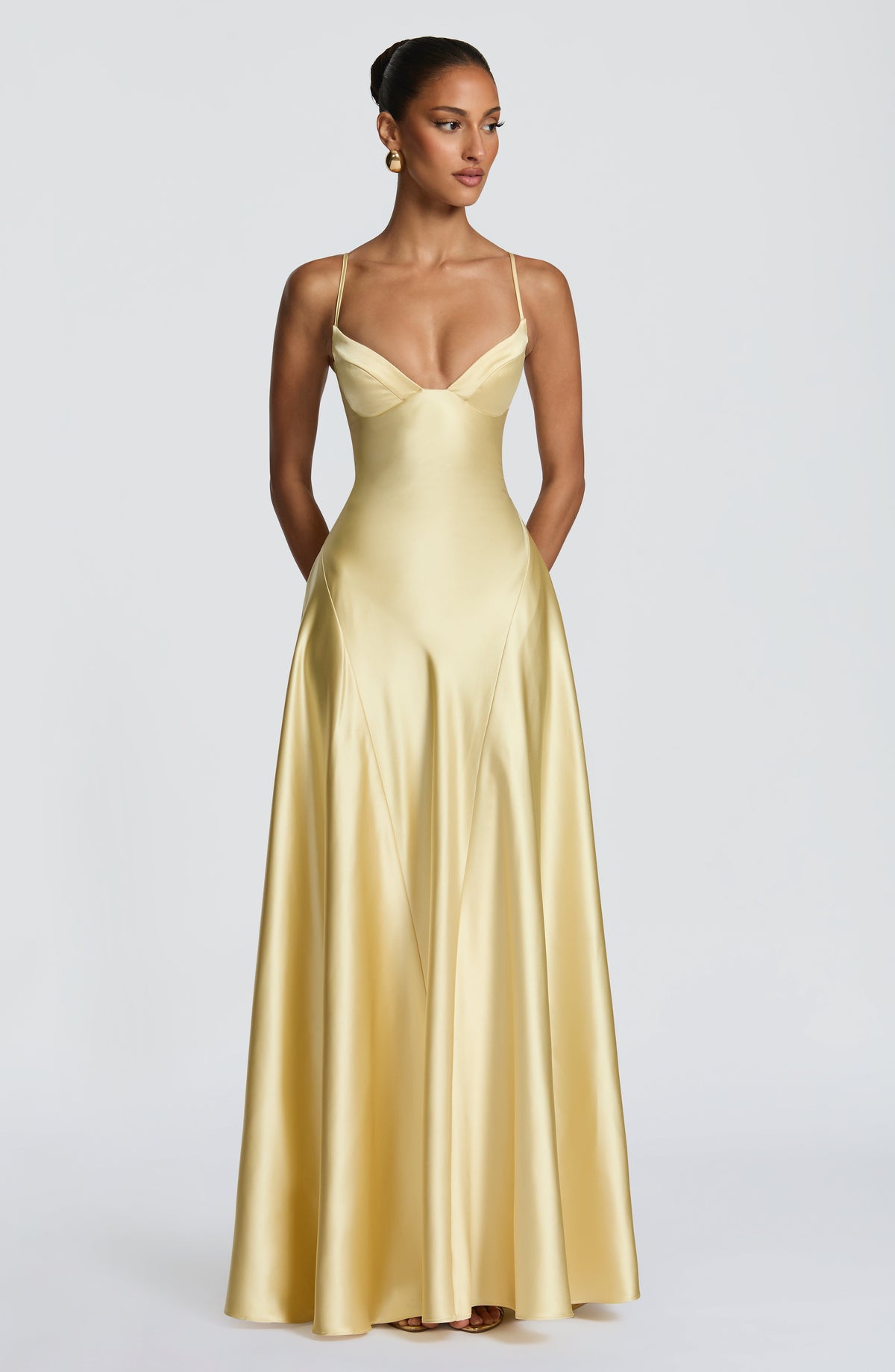 Asterin Maxi Dress - Lemon