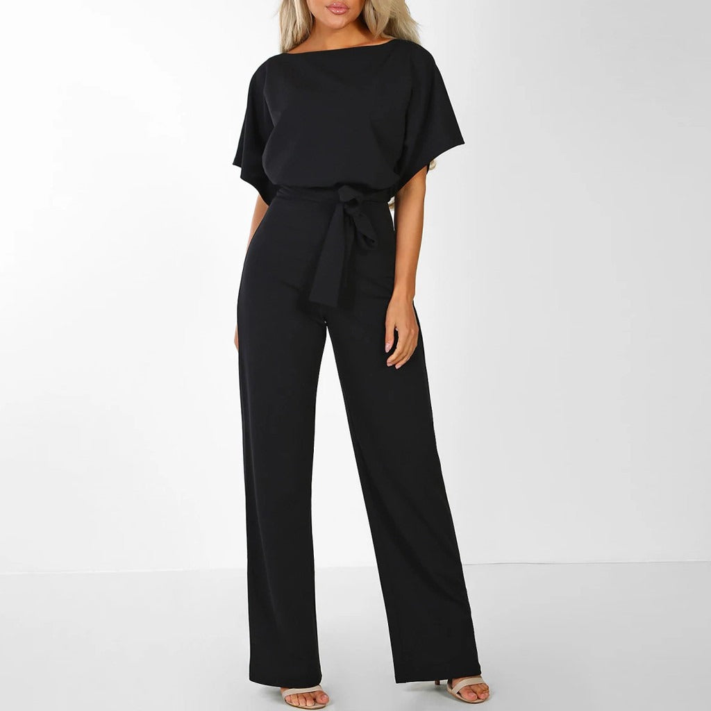 Elijah™ | Belted Wide-Leg Jumpsuit