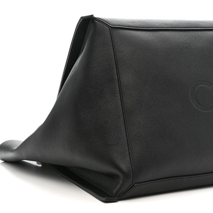 Supple Calfskin Medium Cube Black