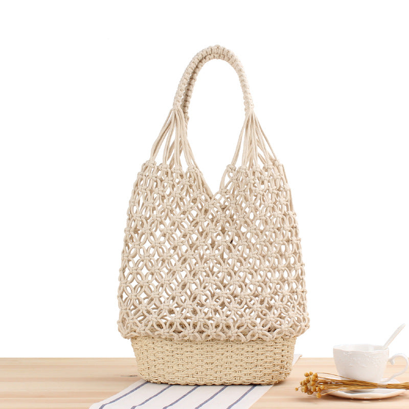 Crochet Market Bag Casual Woven Bag