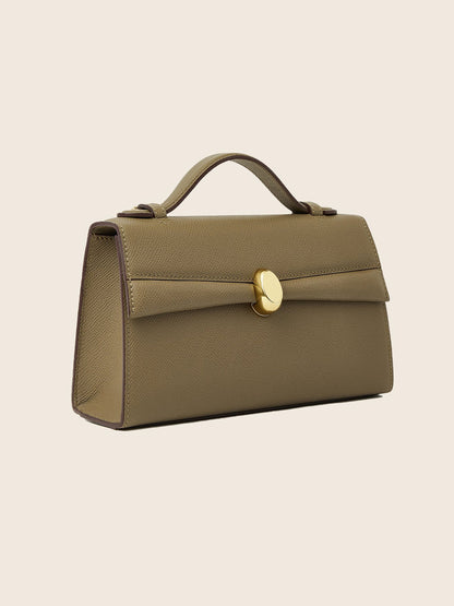 Julien Elephant Gray Bag In Leather