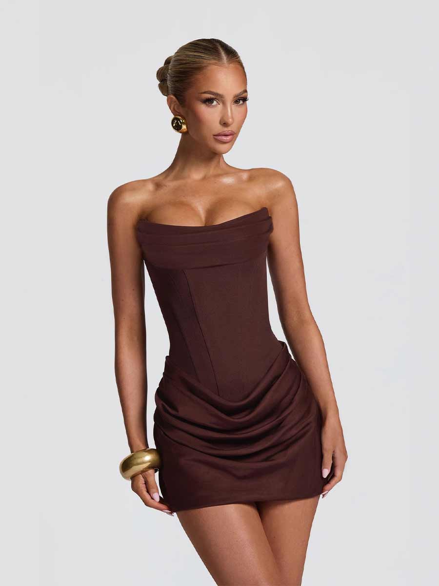 Leilani Sexy Strapless Mini Dress