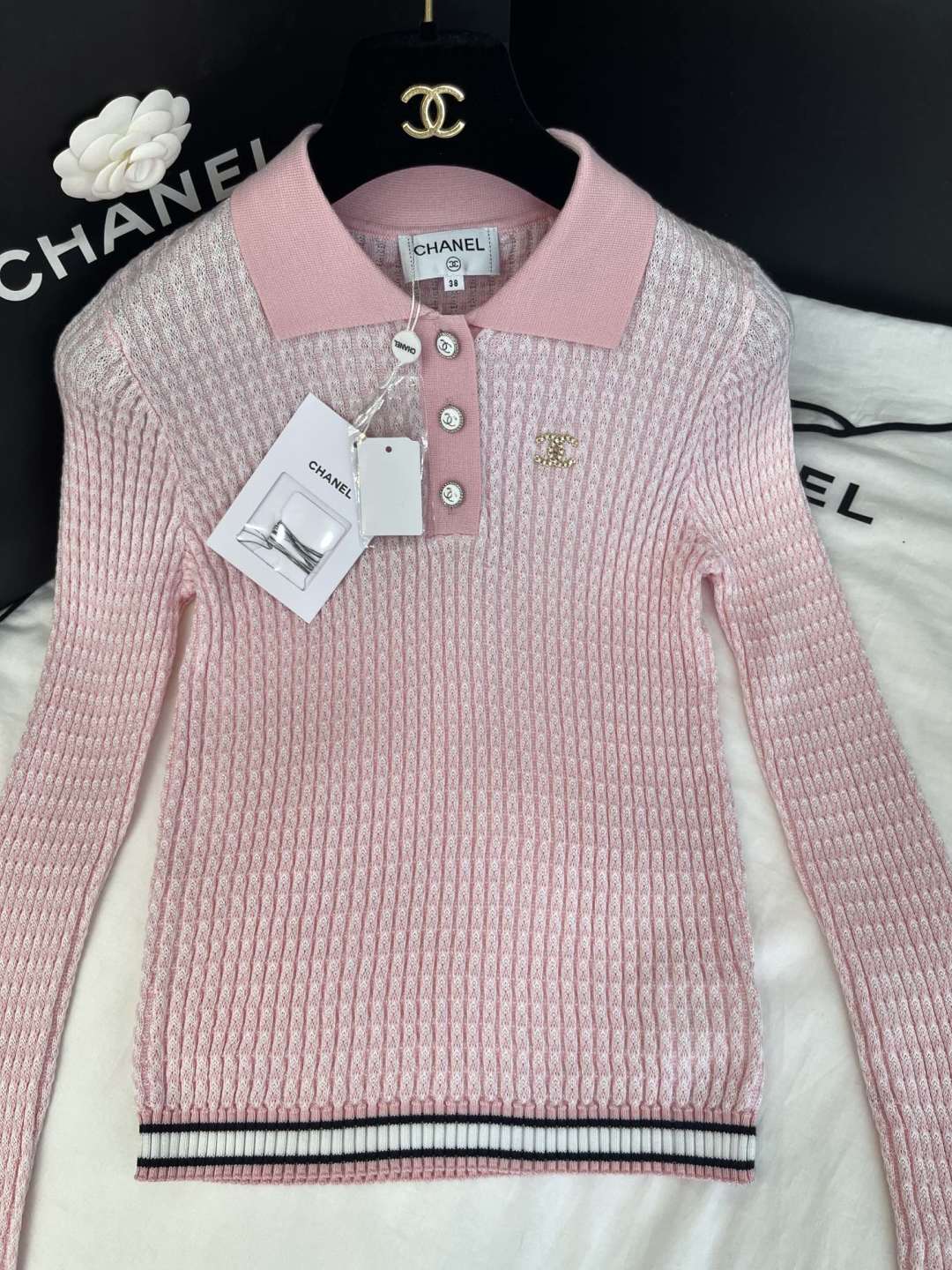 CC 25 Polo Collar Wool Tencel Nylon