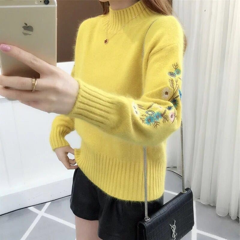 Women's Loose Batwing Sleeve Knit Sweater