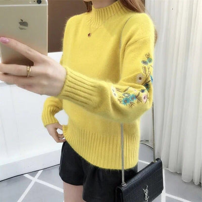 Women's Loose Batwing Sleeve Knit Sweater