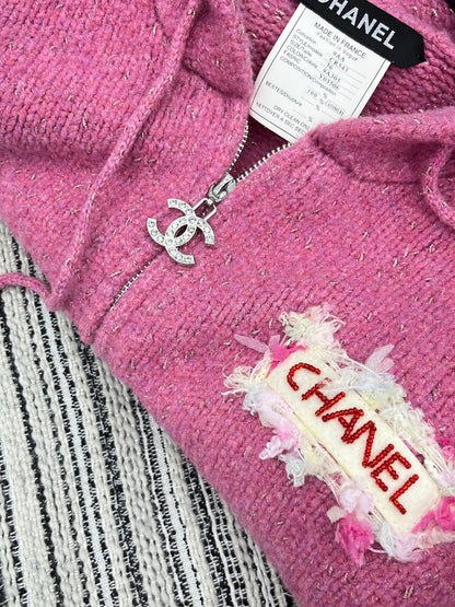 CC 2025 Hooded Jacket Pink Wool 325887