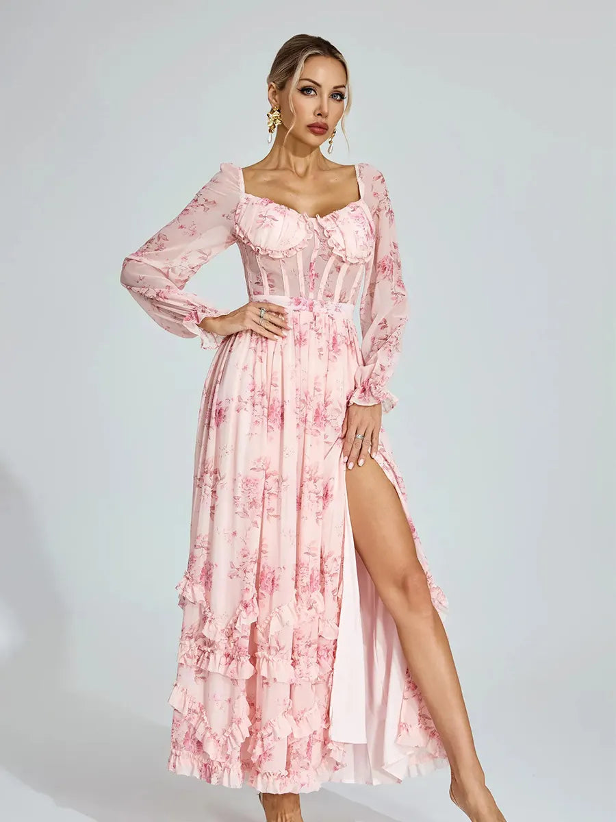 Imelda Maxi Dress In Pink