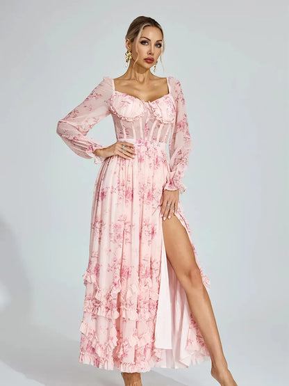 Imelda Maxi Dress In Pink
