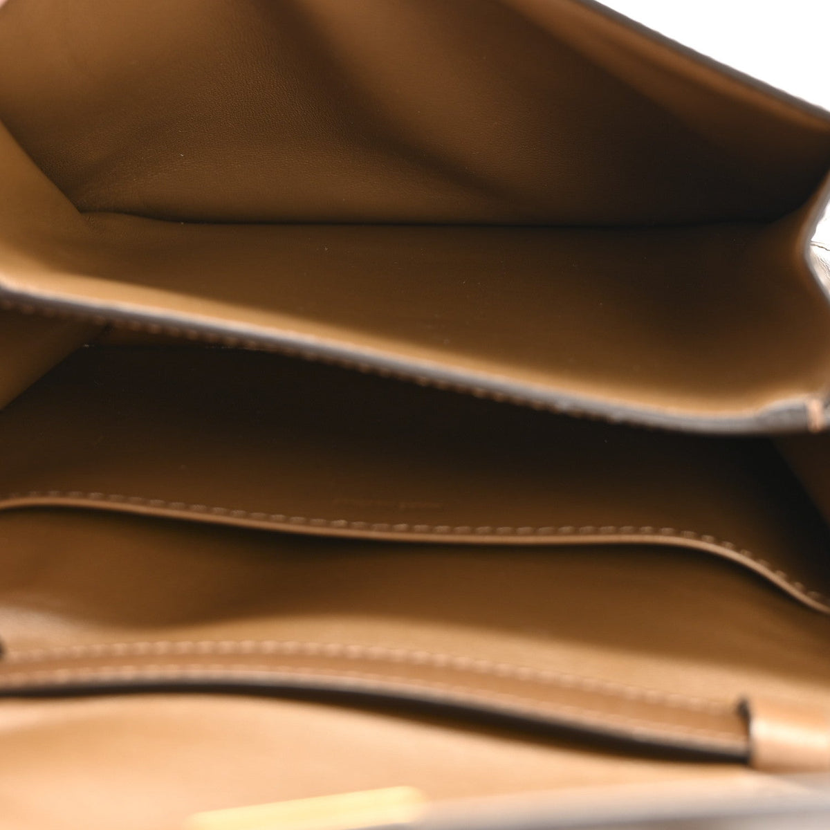 Smooth Calfskin Small Classic Box Flap Bag Camel