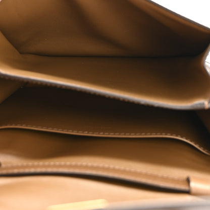 Smooth Calfskin Small Classic Box Flap Bag Camel