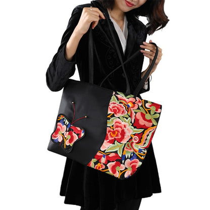 Embroidered Women's Bag Large Capacity Tote Bag