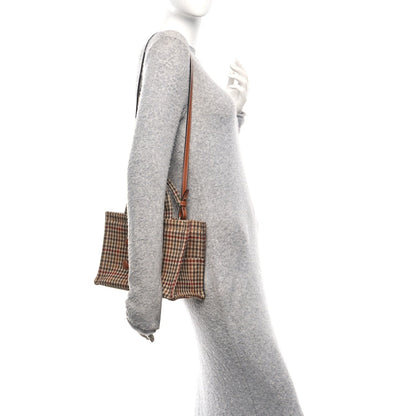 Tweed Calfskin Triomphe Small Multicolor