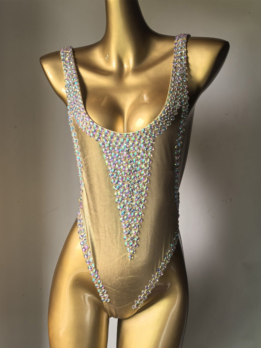 Arabella Rhinestone One-Piece Swimsuit