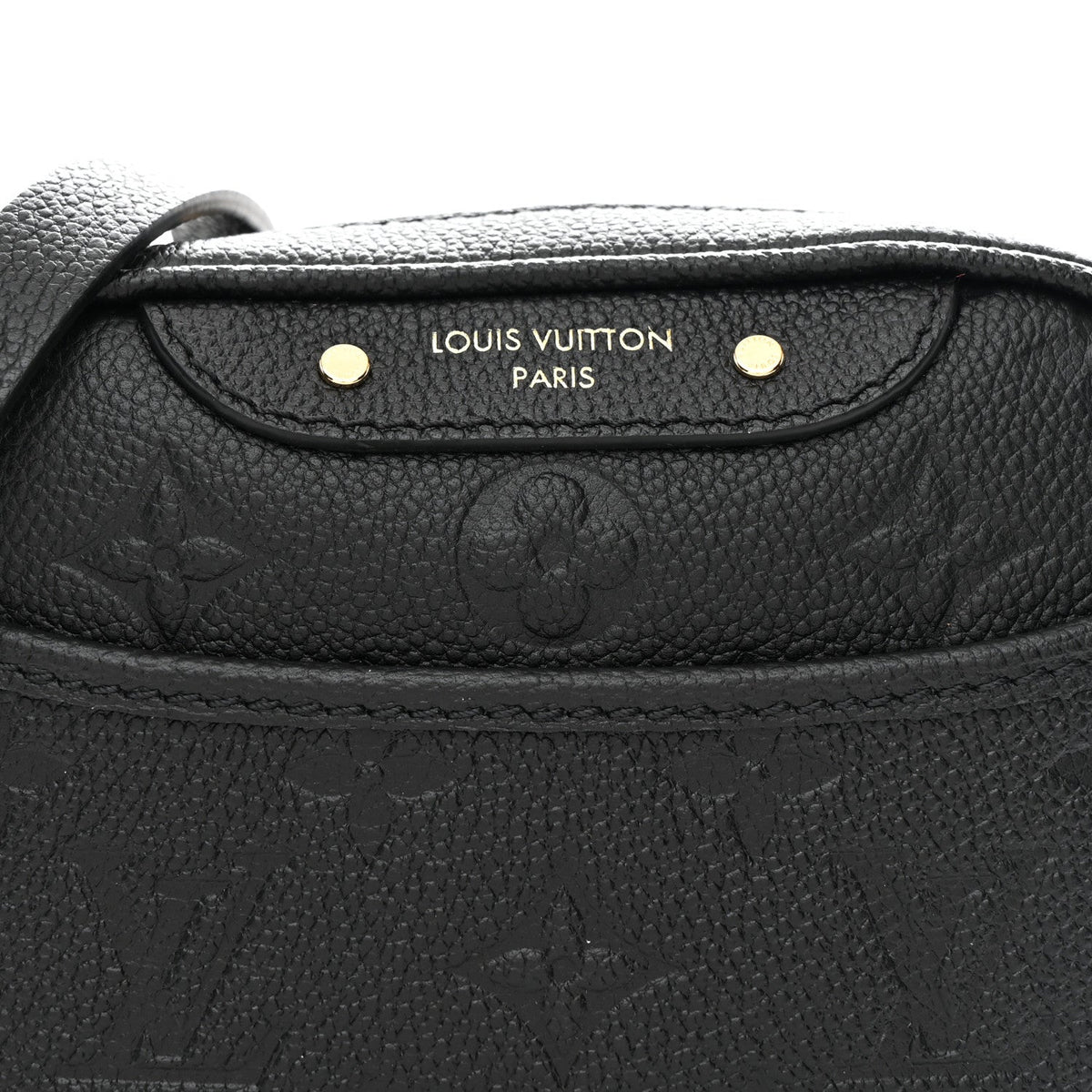 Empreinte Monogram Tiny Camera Bag Black