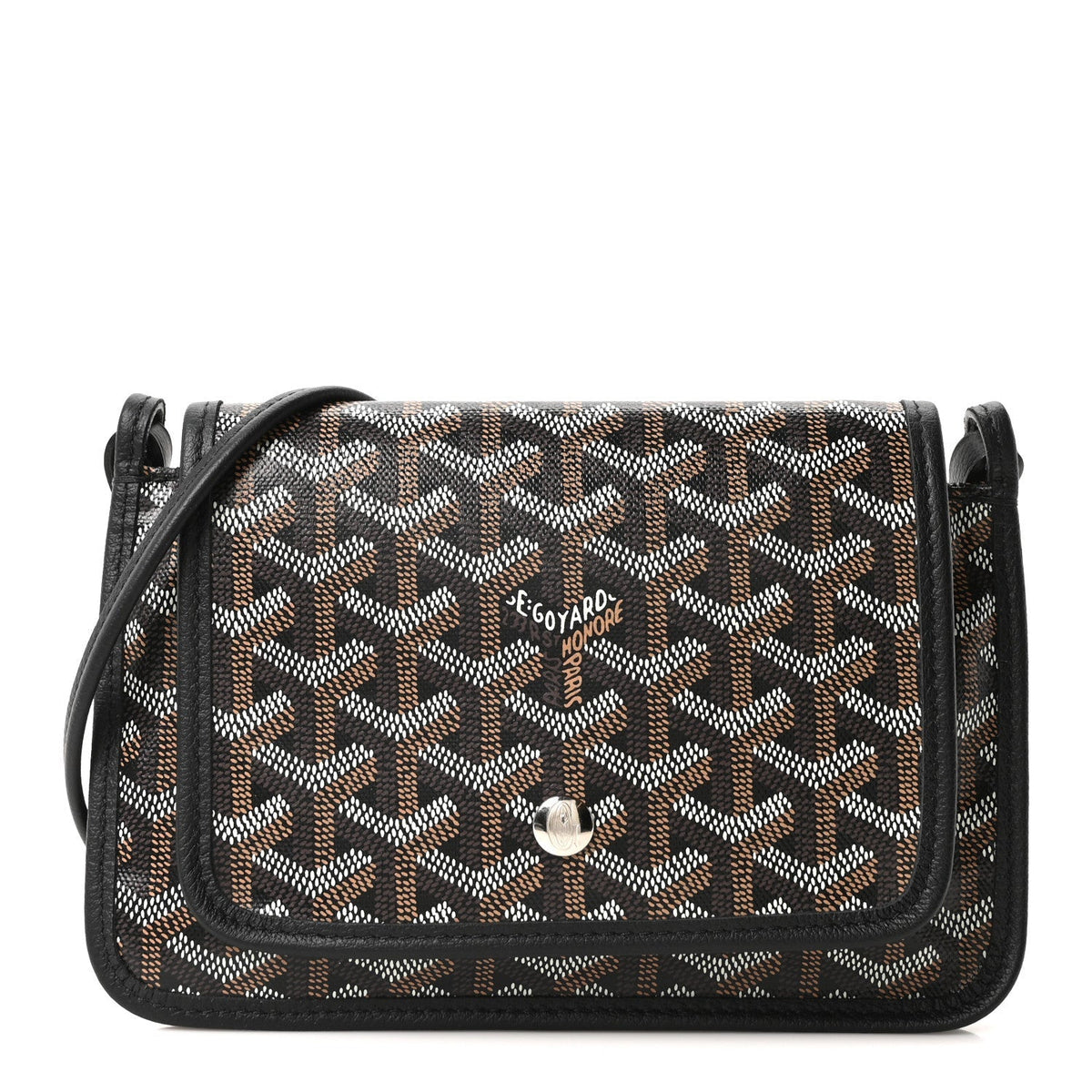Goyardine Plumet Wallet Clutch Black