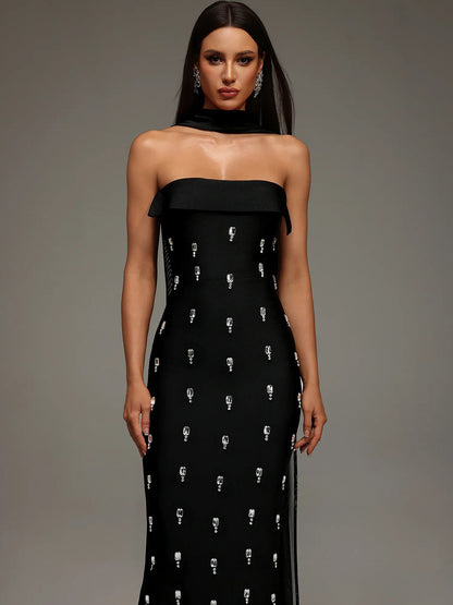 Giselle Maxi Dress In Black