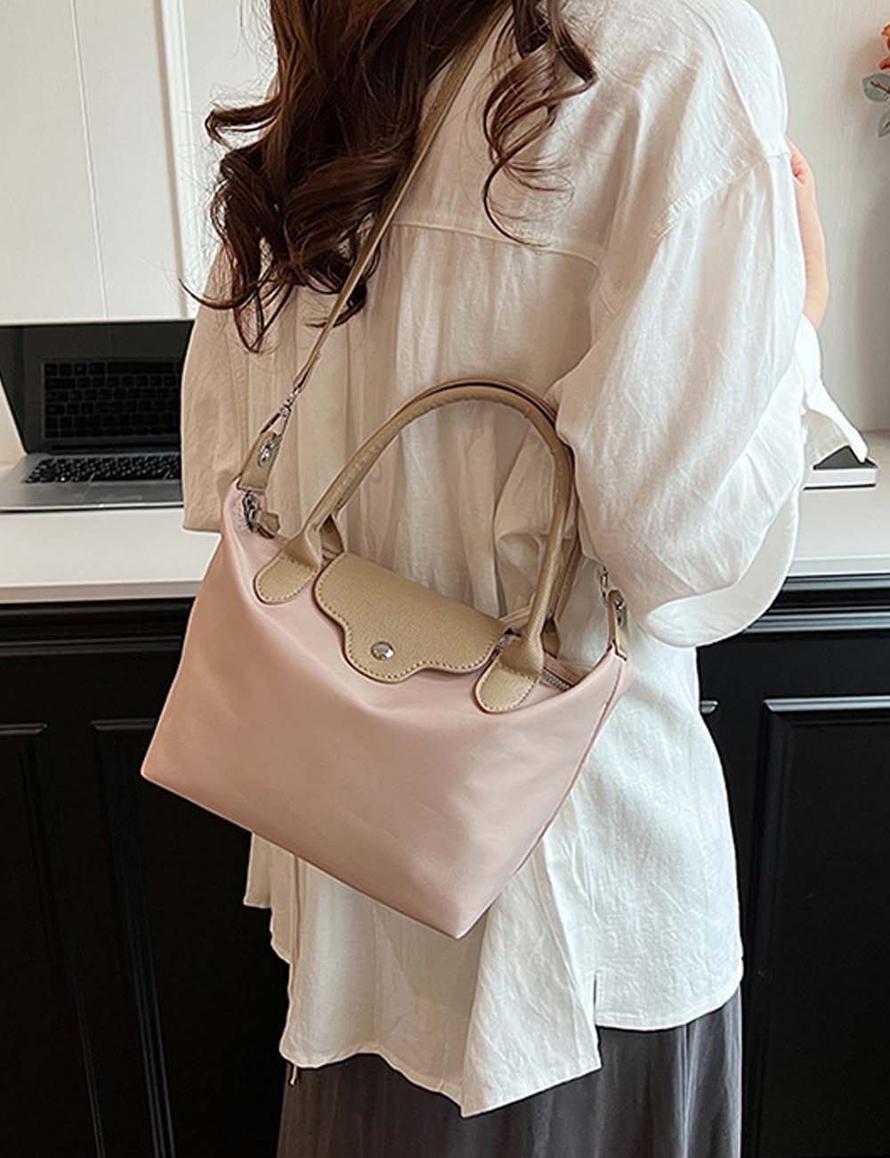 Trendy Large Capacity Handle Tote Shoulder Bag