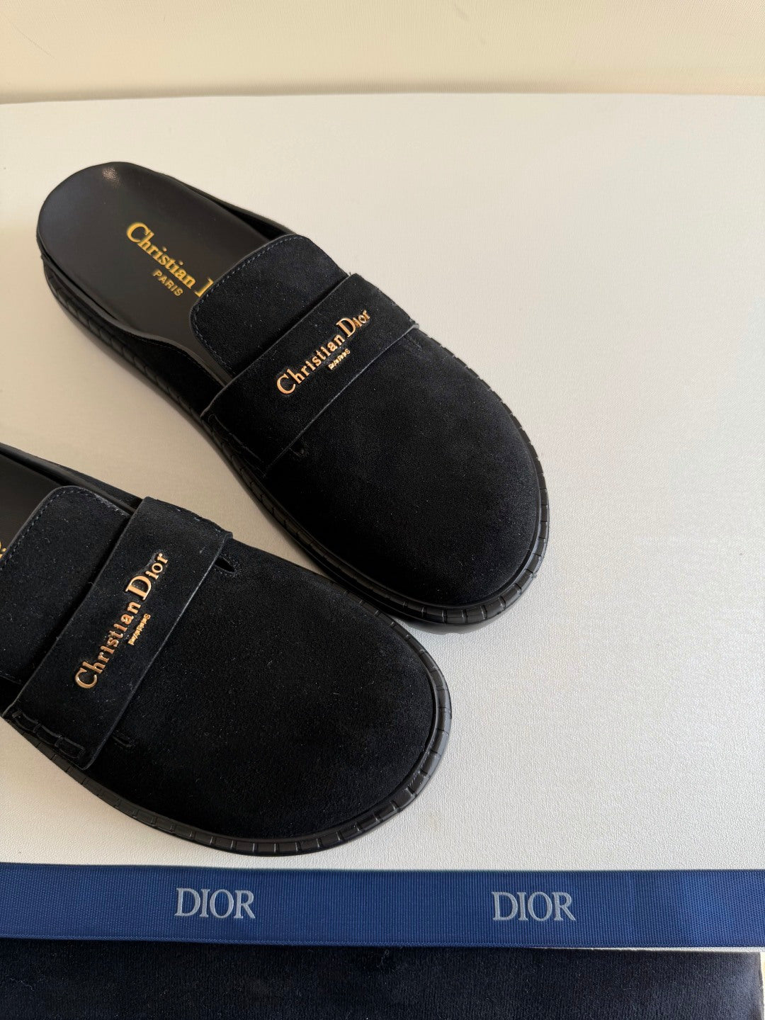CD Boy Mules Full Black Suede