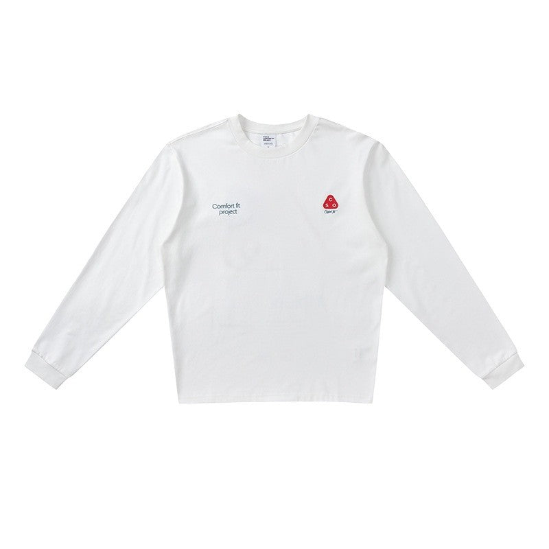 Loose Round Neck Long Sleeve T-Shirt