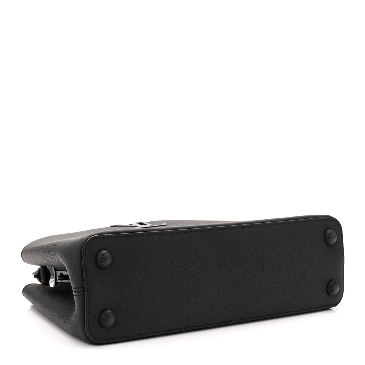 Taurillon Capucines East West MM Matte Black