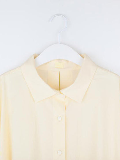 Long Sleeves Loose Buttoned Hollow Pleated Solid Color Split-Joint Lapel Blouses&Shirts Tops