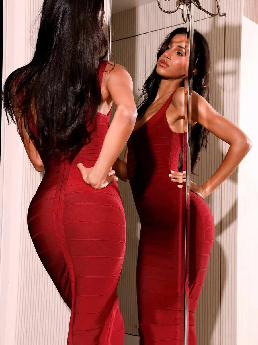 Elora Bandage Maxi Dress