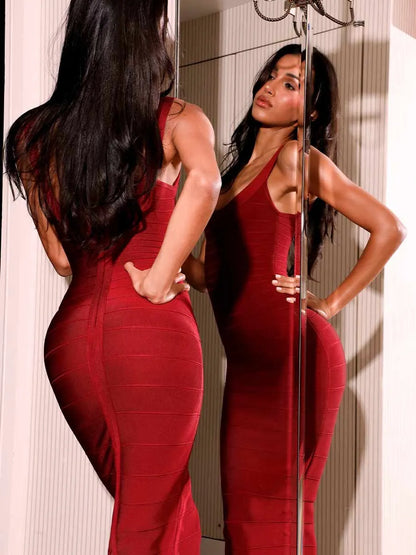 Elora Bandage Maxi Dress