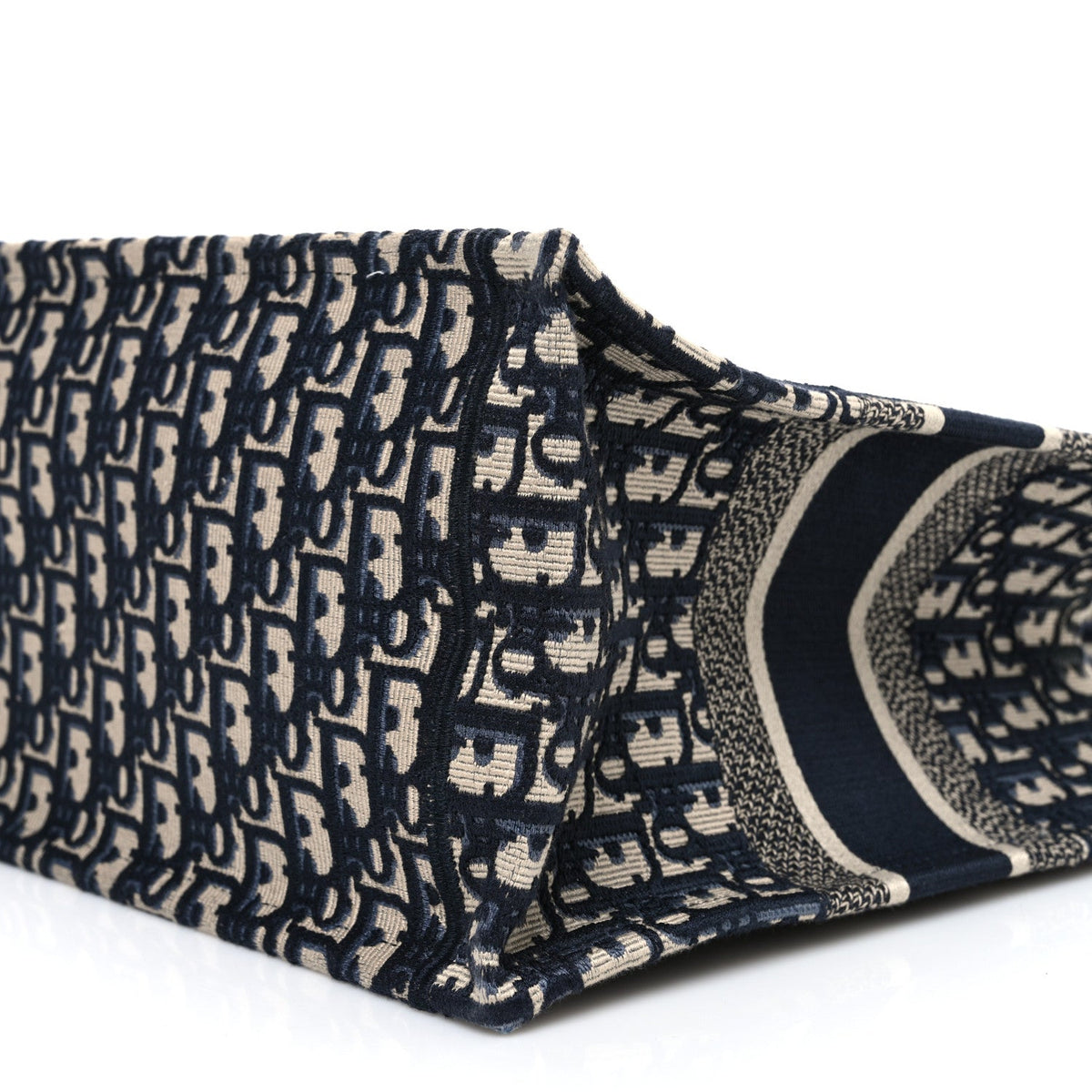 Oblique Medium Book Tote Blue Multicolor